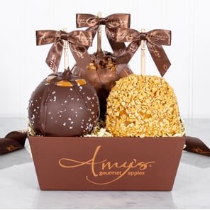 Three Apple Gift Basket