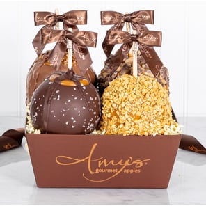 Four Apple Only Gift Basket
