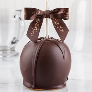Dunked Caramel Apple w/ Dark Belgian Chocolate
