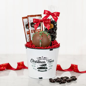 Farm House Christmas Gift Tin