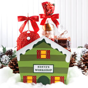 Santa’s Workshop Gift Basket