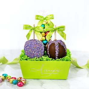Two Apple Easter Gift Tray