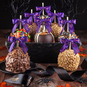 Black Halloween Sampler Basket