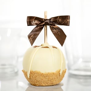 Pumpkin Spice Caramel Apple w/ White Belgian Chocolate