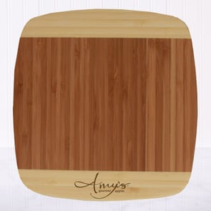 Amy's Apple Bamboo Cutting Board