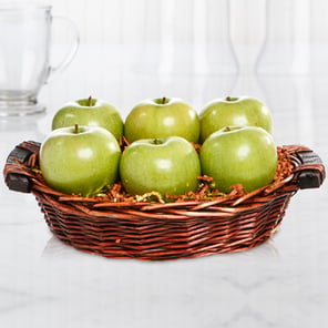 Fresh Granny Smith Apple Basket