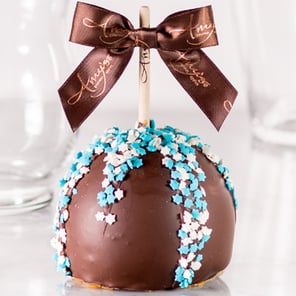 Hanukkah Caramel Apple w/ Dark Belgian Chocolate