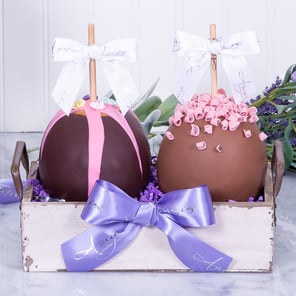 Lavender 2 Apple Mother's Day Gift Basket Image