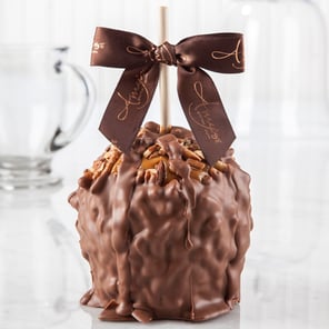 Pecan Turtle Caramel Apple w/ Milk Belgian Chocolate