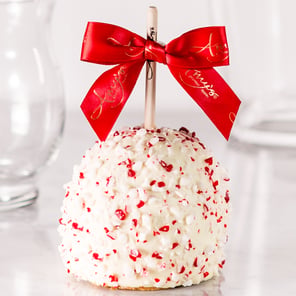Peppermint Caramel Apple w/ White Belgian Chocolate