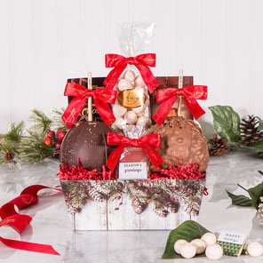 Small Rustic Winter Gift Tray Image