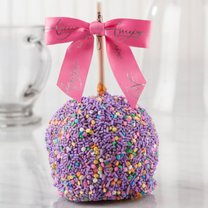 Spring Sprinkle Caramel Apple