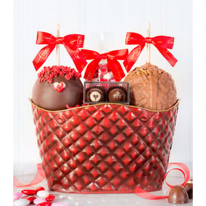 Sweet Elegance Valentine Basket Image