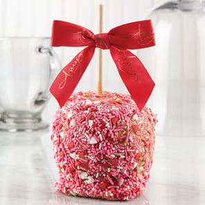 Sweetheart Sprinkle Caramel Apple