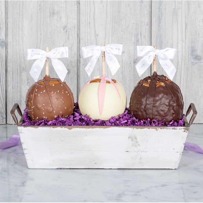 Three Apple Mother's Day Lavender Gift Box