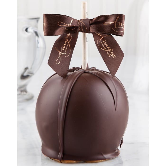 Dunked Caramel Apple w/ Dark Belgian Chocolate