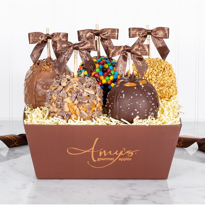 Five Apple Gift Basket
