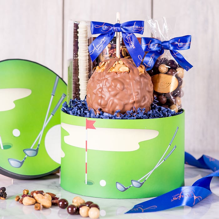 Golfer's Delight Caramel Apple Gift Box