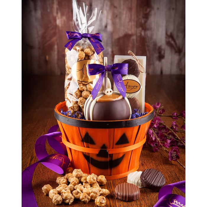 applecake様☆#4584#4585#4590#4600#4601 Frightfully Delicious Jack O' Lantern Gift Basket