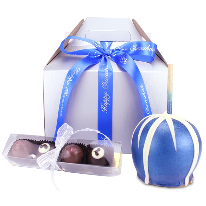 Hanukkah Caramel Apple Gift Pack