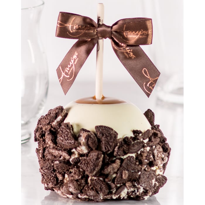 Oreo Caramel Apple w/ White Belgian Chocolate