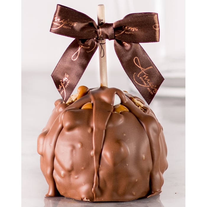 Smore Caramel Apple w/ Milk Belgian Chocolate