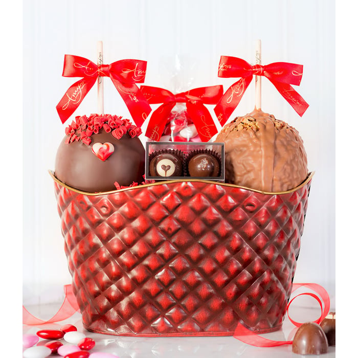Sweet Elegance Valentine Basket Image