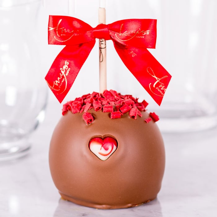 Sweetheart Curls Caramel Apple w/ Milk Belgian Chocolate
