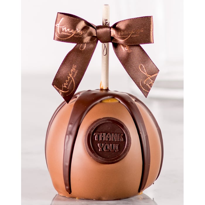 Thank You Dunked Caramel Apple w/ Milk Belgian Chocolate