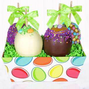 Easter Egg Caramel Apple Gift Tray