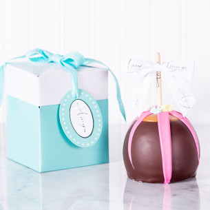 Giftalicious Caramel Apple Blue Gift Box Image