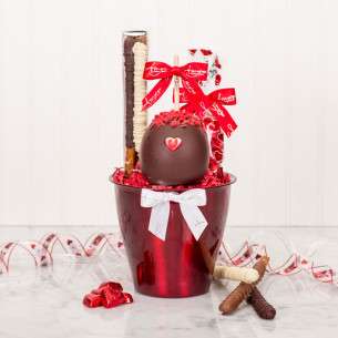 Hugs & Kisses Valentine Gift Basket Image