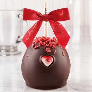 Sweetheart Curls Caramel Apple w/ Dark Belgian Chocolate