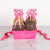 Amy's Pink Four Apple Gift Tray