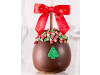 Christmas Curls Caramel Apple w/ Dark Belgian Chocolate