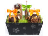 Small Halloween Caramel Apple Gift Basket