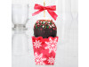 Red & White Snowflake Sweet Treat Gift Box